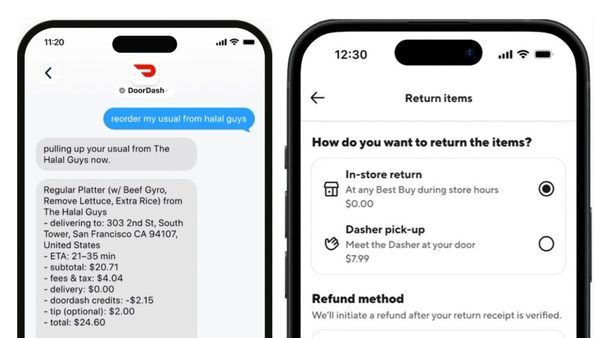 تحول در تجربه سفارش‌دهی: DoorDash با قابلیت پیام‌رسانی متنی و تحویل پهپادی توسعه می‌یابد