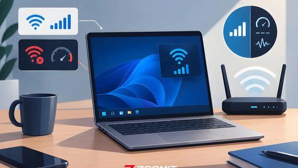 فریبِ آنتن‌های وای‌فای؛ چرا نشانگرهای ویندوز حقیقت را درباره کیفیت شبکه نمی‌گویند؟