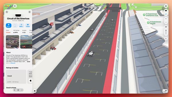 تحولی در ناوبری شهری: اپل مپس با «Detailed City Experience» به استقبال مسابقات فرمول یک آستین می‌رود